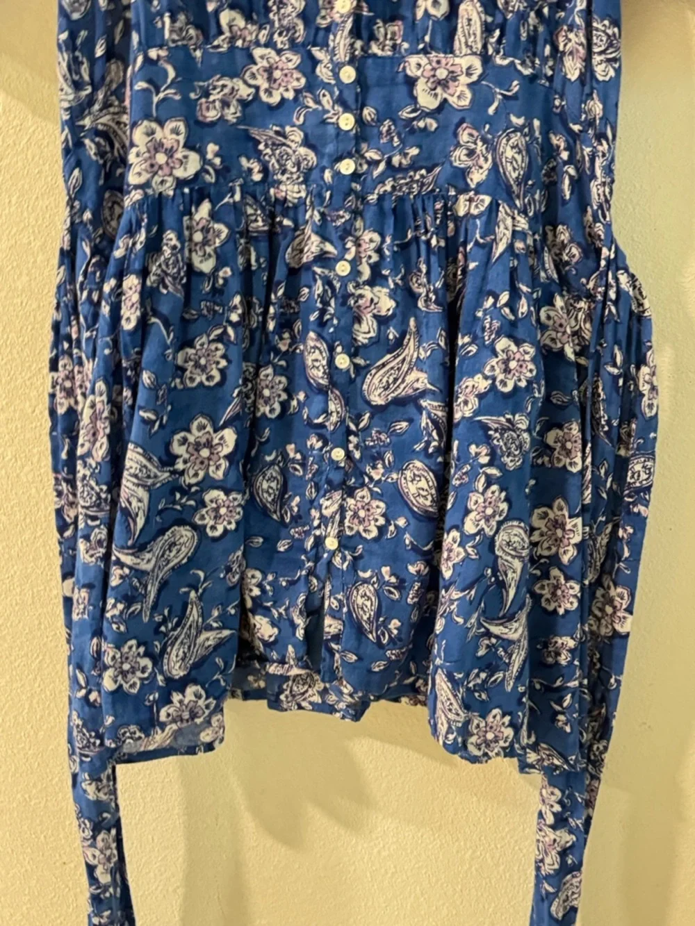 Anthropologie sundry mini dress perrin paisley size S - Picture 6 of 14